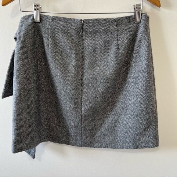 Aritzia Wilfred Wool Cashmere Skirt in Heringbone - Picture 7 of 8